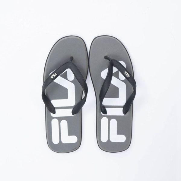 Fila Leonardo Men's Sandals - Grey/Black,NZ 103-60598